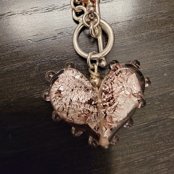 Handmade Necklace with Handmade Glass Beads - Picture 3 of 3